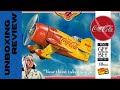 Lindberg 1930&#39;s Coca-Cola Gee Bee Racer in 1-32 Scale - Unboxing Review