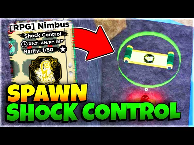 SPAWN SHOCK CONTROL SHINOBI LIFE 2 - SHINDO LIFE 