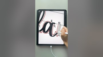 ⚖️link in description! #procreate #shorts #calligraphy