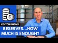 How much to hold in real estate reserves? #reserves #realestatereserves #investmentproperty