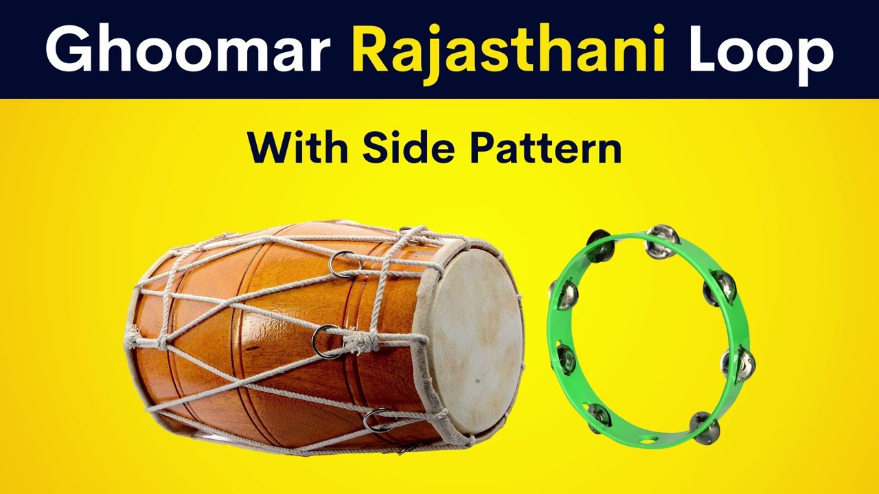 Ghoomar Rajasthani Loop | With Side Pattern