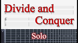 【TABS】Michael Romeo - Divide and Conquer | Solo