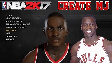 NBA2K17 How To Create Michael Jordan MyPlayer MyCareer