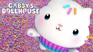 Cakey Cat - "Sprinkle Party" Lyric Video | GABBY'S DOLLHOUSE | Netflix