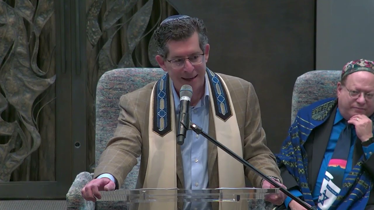 Rabbi Brian Strauss Sermon "Why Did Israel Need to Strike Now" with Hatikvah (Cantor Rachel Goldman)