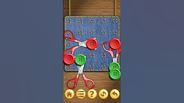 Button and Scissors | 5*5 | Level 309 #youtube #youtubeshorts #shorts