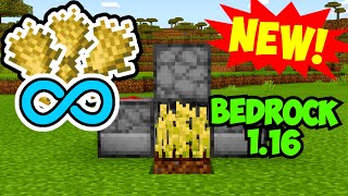 NEW FASTEST AUTOMATIC WHEAT FARM Minecraft BEDROCK Tutorial [1.16 & 1.15] - Easy Wheat Farm Tutorial