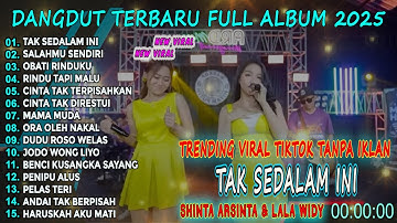 TAK SEDALAM INI LALA WIDY & SHINTA ARSINTA Dangdut Koplo Full Album Viral 2025