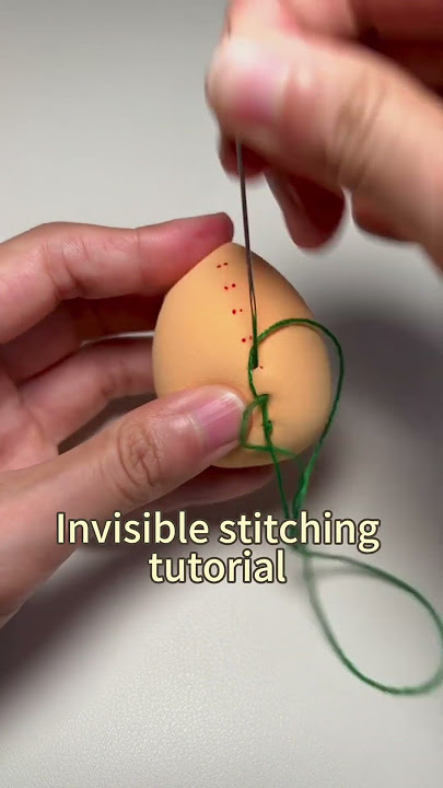 Invisible stitching tutorial 🥰#manufacturing #dresstells #amazonfinds #hacks #handsewing #tricks