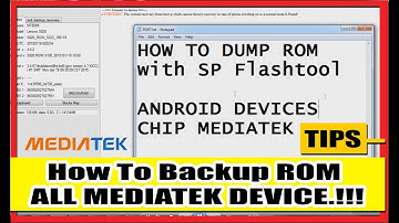 How To Backup ROM ALL MEDIATEK DEVICE !!!