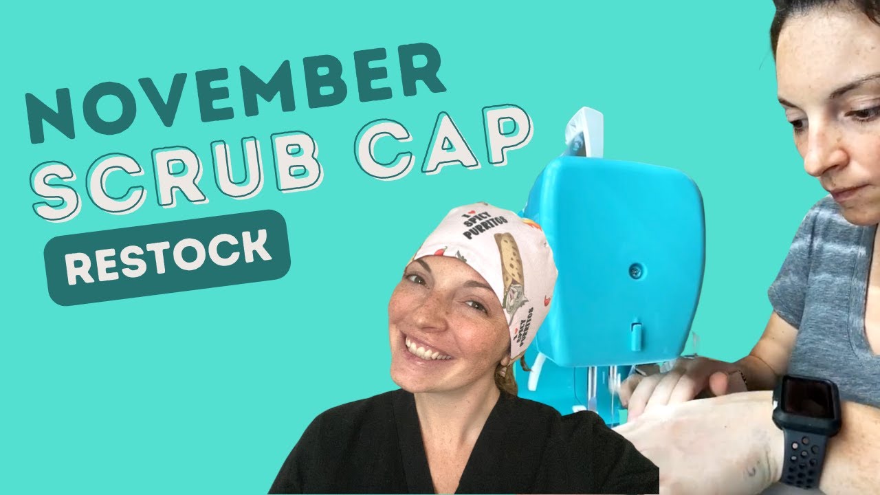 November Scrub Cap Restock DAY IN THE LIFE AS A VET TECH BUSINESS