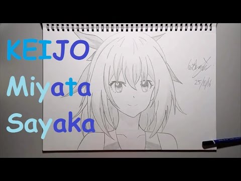 競女 Keijo Miyata Sayaka Speed Drawing 宮田さやか 描いてみた Reupload Youtube