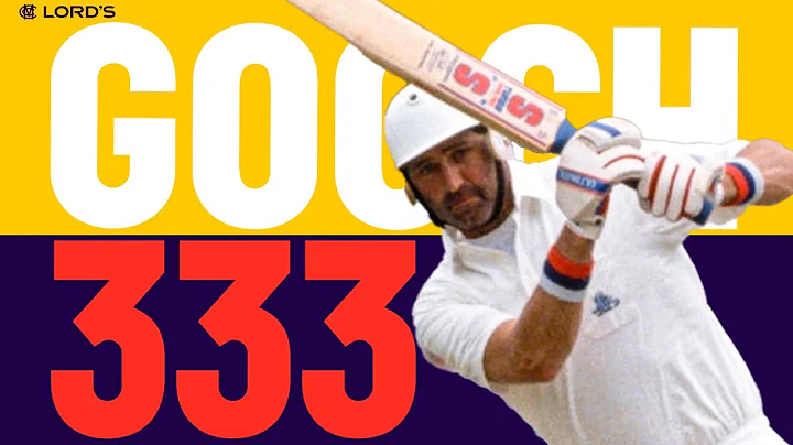 Graham Gooch's Legendary 333! | Best Innings Ever ...