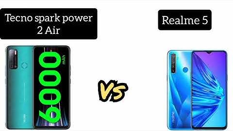 Tecno spark power 2 Air Vs Realme 5