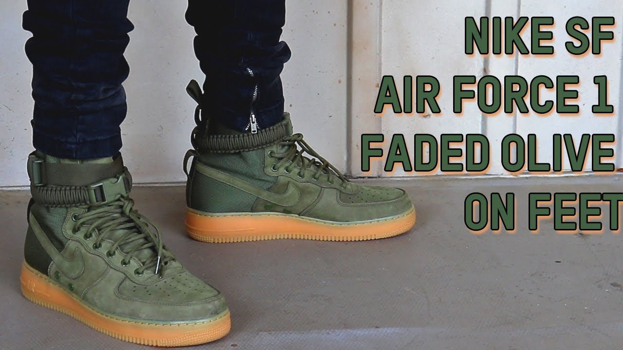 nike sf air force 1 high olive