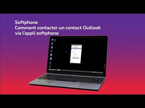 Proximus Call Connect - Softphone : Comment contacter un contact Outlook ?
