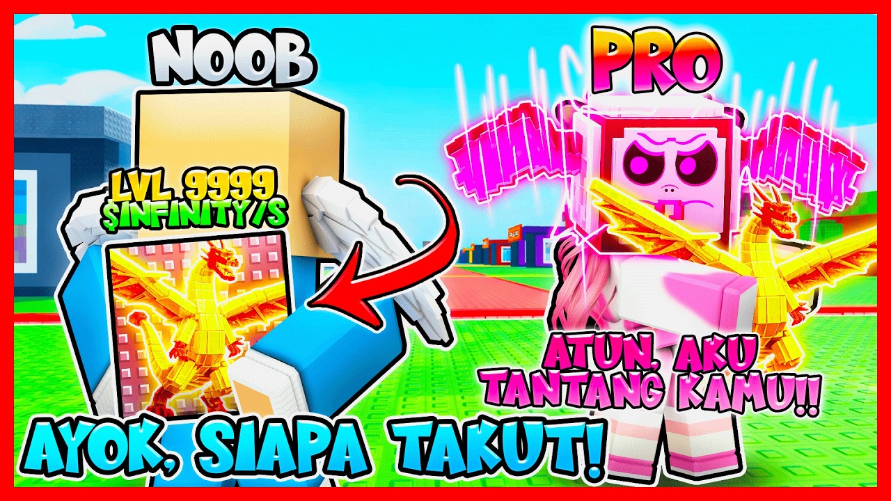ATUN PURA2 NOOB DAN PAKAI CHEAT DI BE A LUCKY BLOCK UNTUK MELAWAN MOMON ! Feat  ⁨@sapipurba Roblox