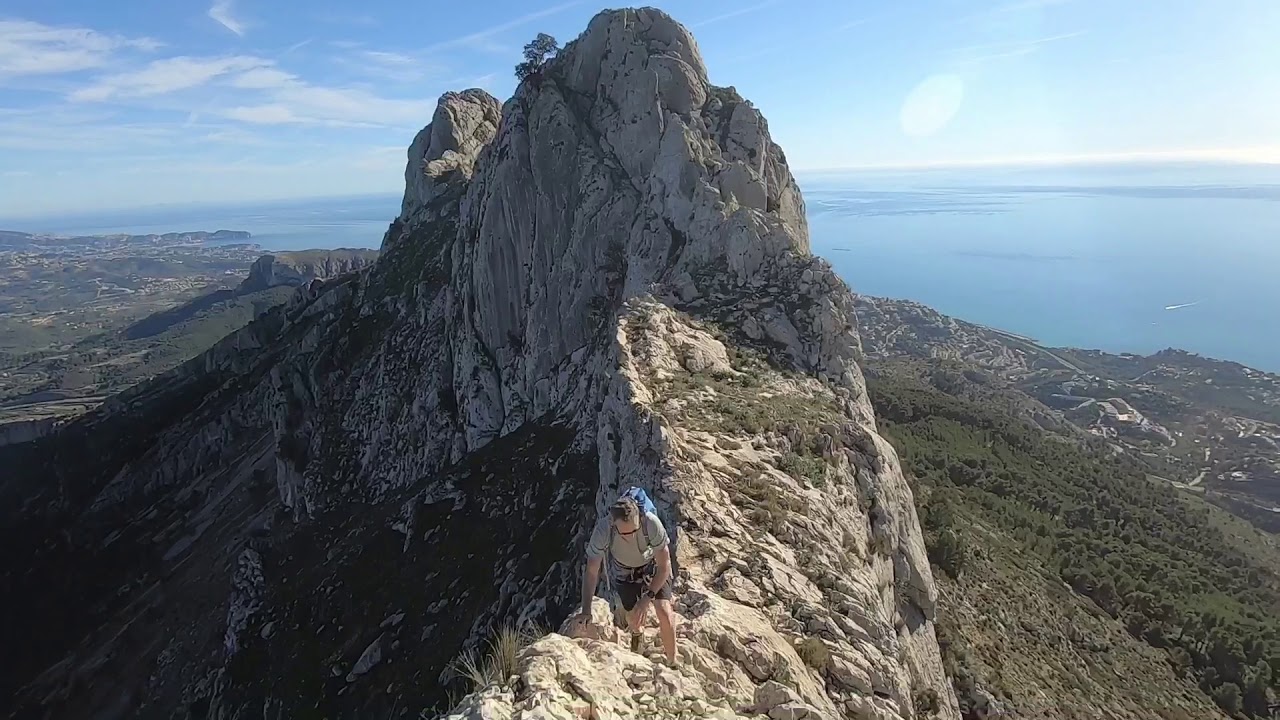 Traversing the Bernia Ridge - YouTube
