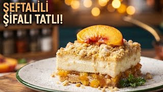 Ağızda Eriyen Şeftali̇li̇ Yaz Tatlisi✋🏻Kek Yok❗️Çok Hafif Çok Pratik Bir Tatlı Tarifi