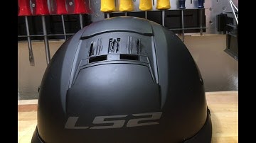 How to - Remove and Reinstall the Top Vent on an LS2 OF590 Rebellion Half Helmet