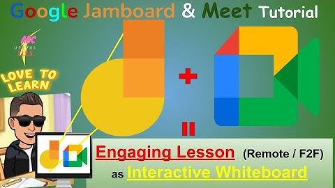 How to Use Google Jamboard (as Whiteboard) in Google Meet - Student Engagement & Participation Tech