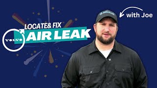 Locate and Fix an Air Leak in Your Volvo Semi-Truck | Air Line Fittings Properly Cut and Connect