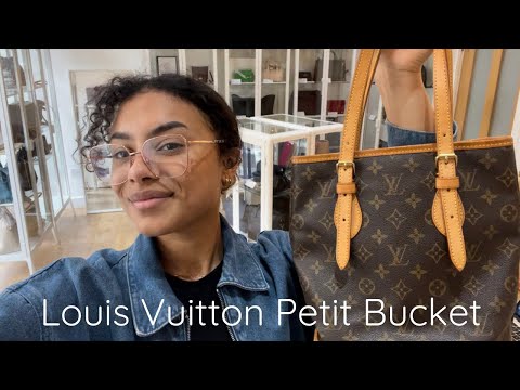 Bag Review: Vintage Louis Vuitton Monogram Petit Bucket 23 Bag - Ella  Pretty Blog