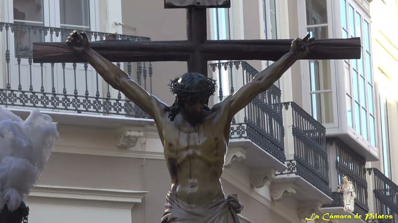 Semana Santa Málaga 2025: Cristo de la Sangre en Tejón y Rodríguez y Carretería