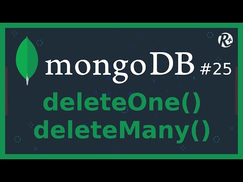 Video: ¿Cómo elimino un solo registro en MongoDB?