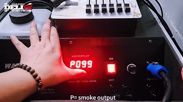 How to use DELIFX 3000W water low fog machine