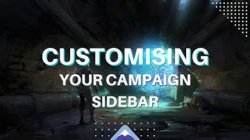 Customising Your Kanka Campaign Sidebar
