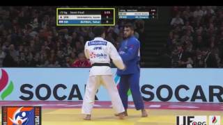 Judo Grand Slam Paris 2017 Semifinal -73kg HASHIMOTO Soichi (JPN) vs. BUTBUL Tohar (ISR)