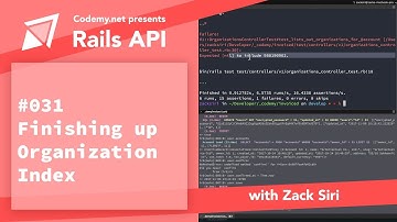 Rails API: Finishing up Organization Index - [031]