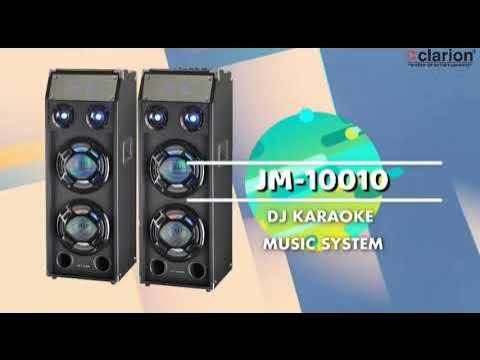 Clarion DJ Tower Speaker System JM 10010 - YouTube