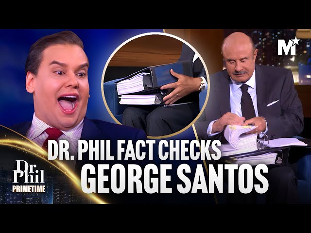 Dr. Phil DESTROYS George Santos' Fabricated World Of Lies  | Dr. Phil Primetime class=