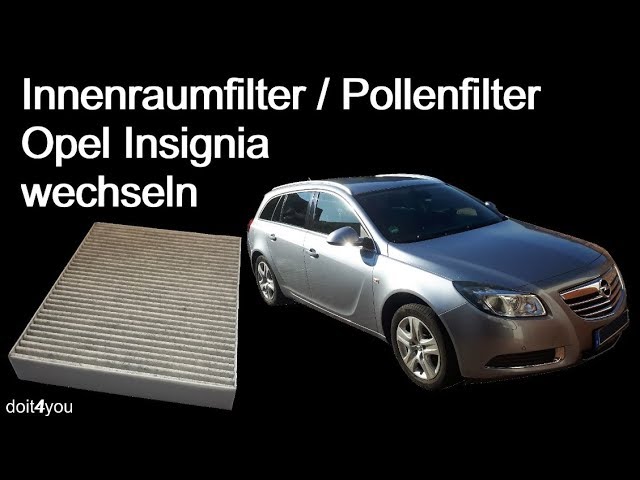 OPEL INSIGNIA *) ( INNENRAUMFILTER WECHSELN )( How to air cabin filter  replacement ) 