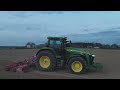 John deere 8r340 et john deere 7430 au semis de betteraves  jd 8r340  jd 7430 sowing beets