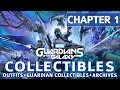 Guardians of the Galaxy - Chapter 1 All Collectible Locations (Outfits, Archives, Guardian Items)