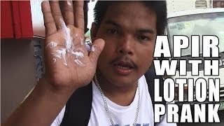 Apir with Lotion sa Kamay #naSILKAako - Pinoy Public Pranks