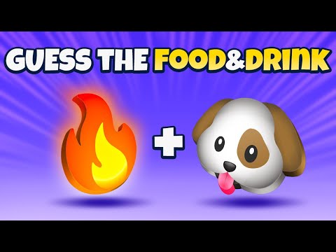 Can You Guess the Food & Drink by Emojis? | EMOJI QUIZ TRIVIA