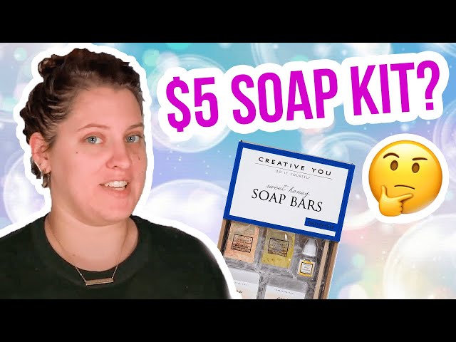 Testing & Review of a Fun & Easy DIY Organic Melt & Pour Soap Making Kit 🎁