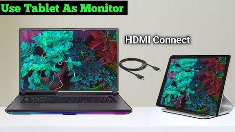 Use Your Tablet As Monitor With HDMI Cable || BR Tech Films