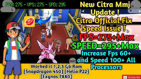 Citra Mmj How to increase speed 120000+Ultra and Fps295+MAX and all Android Devices Full Explained