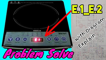 Induction Cooker E1 Error Code Repairing/ Kichen King *nduction E1 Error Problem Solve_ Step By Step