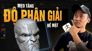ZBrush Tips | Part 2 - Mẹo tăng độ phân giải bề mặt | CG3D TUTORIAL #zbrush #cg3d