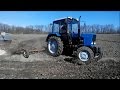 МТЗ 82.1 БОРОНОВАНИЕ \  MTZ 82.1 harrowing