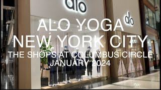 Official Alo Yoga Store Tour  January 2024 Columbus Circle New