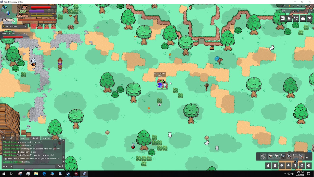 Rebirth Fantasy online  part 3 with sounds yay