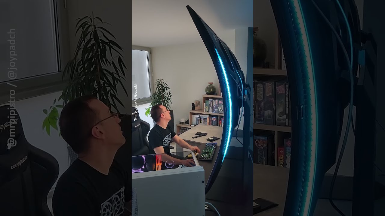Extreme Gaming Setup 3x Odyssey ARK 55 