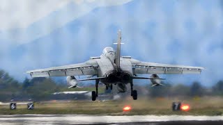 Wake Turbulence Ghostly Sound & Invisible Vortices from two Panavia PA-200 Tornado landing!
Heres a brief video about one of my favourite sound to catch while watching airplanes landing: the wake turbulence howl. Some weeks ago I attended an event with a brief flight demo part done by some aircraft of the Italian Air Force. After the show I managed to record the landing of these two Panavia PA-200 Tornadoes and never I imagined hearing that mysterious noise on a fighter jet.
That sound is coming from those invisible vortices you can spot on the left wing, created by the flaps, and which get closer to the ground in their turbulent motion. Wake turbulence always forms behind an aircraft as it moves through the air but it gets more... turbulent and hazardous in the takeoff or landing phases as the airplane operates at a high angle of attack.
Even if any airplane produce wake vortices, from my Youtube experience (aka hours and hours spend watching videos made by other videmakers XD) Ive always thought the actual noise was mainly audible on commercial airliners, perhaps due to their mass and bigger wings, producing stronger voices which lose strength later and managed to reach the ground (and so the observer) before dissolving. But I hope someone will give a better and more scientific explanation than mine in the comment section...
You can hear it at 0:29 and 1:01
#PanaviaTornado #WakeTurbulence #WakeVortex
You can also find and follow me on:
- Flickr: http://www.flickr.com/photos/19bozzy92/
- Facebook: https://www.facebook.com/19Bozzy92YT
- Instagram: https://www.instagram.com/ste19bozzy92/
Camcorder: Canon Legria GX10 & Zoom H5
Link To My Main Channel: http://www.youtube.com/user/19Bozzy92
THANKS FOR WATCHING AND SUBSCRIBE!!! Wake Turbulence Ghostly Sound & Invisible Vortices from two Panavia PA-200 Tornado landing!